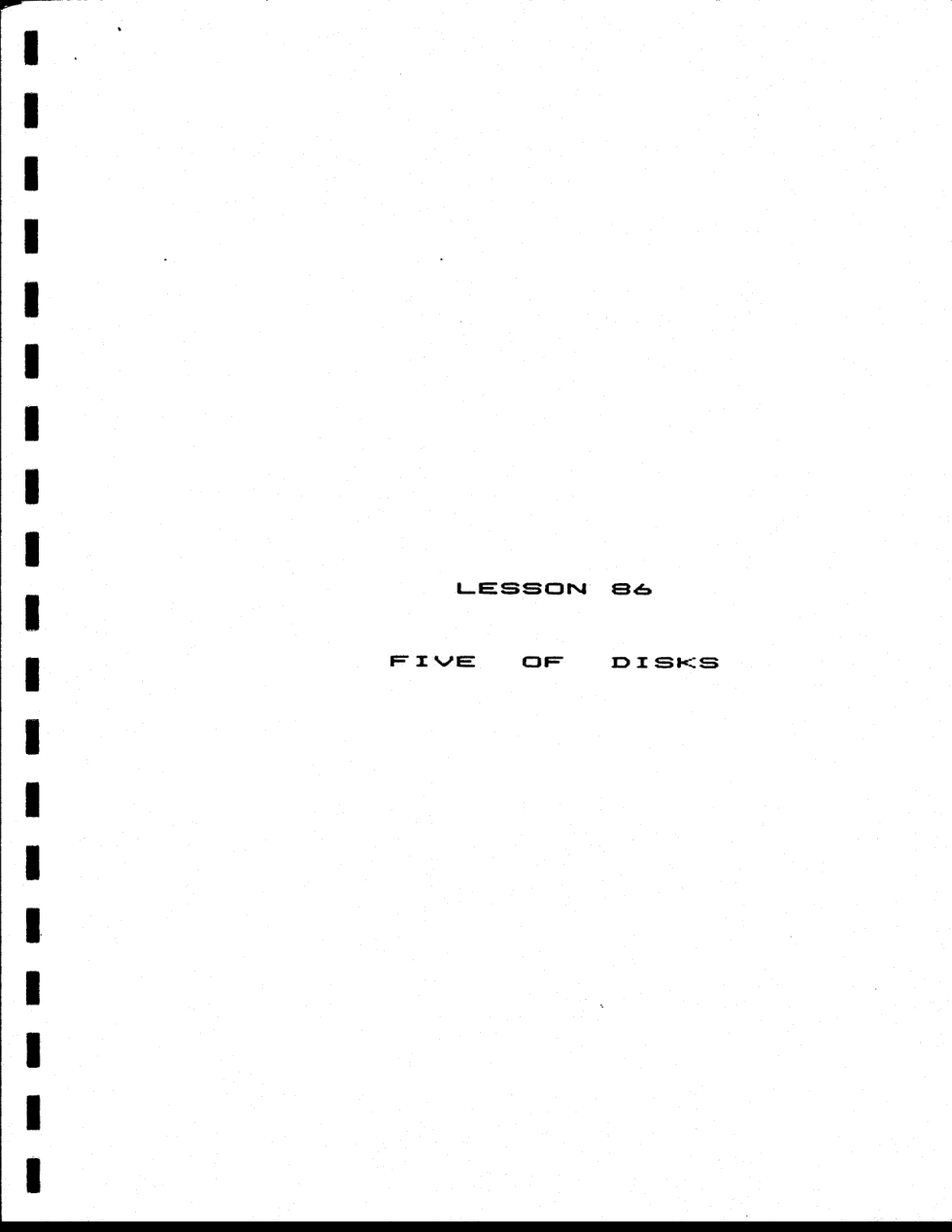 GDcorrespondencecourselessons086 cover