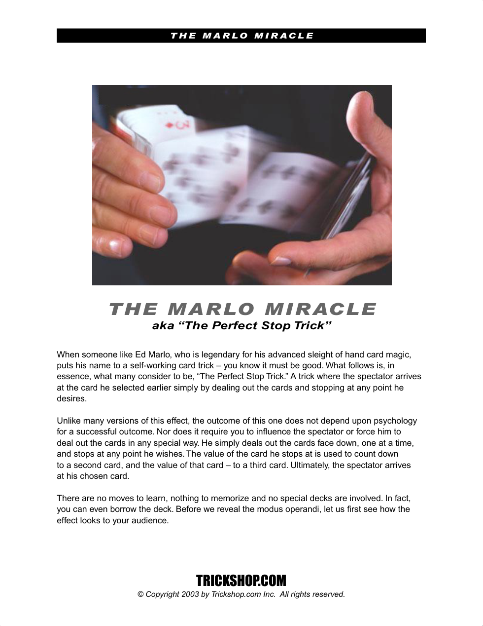 The Marlo Miracle cover