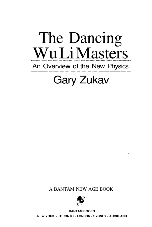 Dancing Wu Li Masters cover