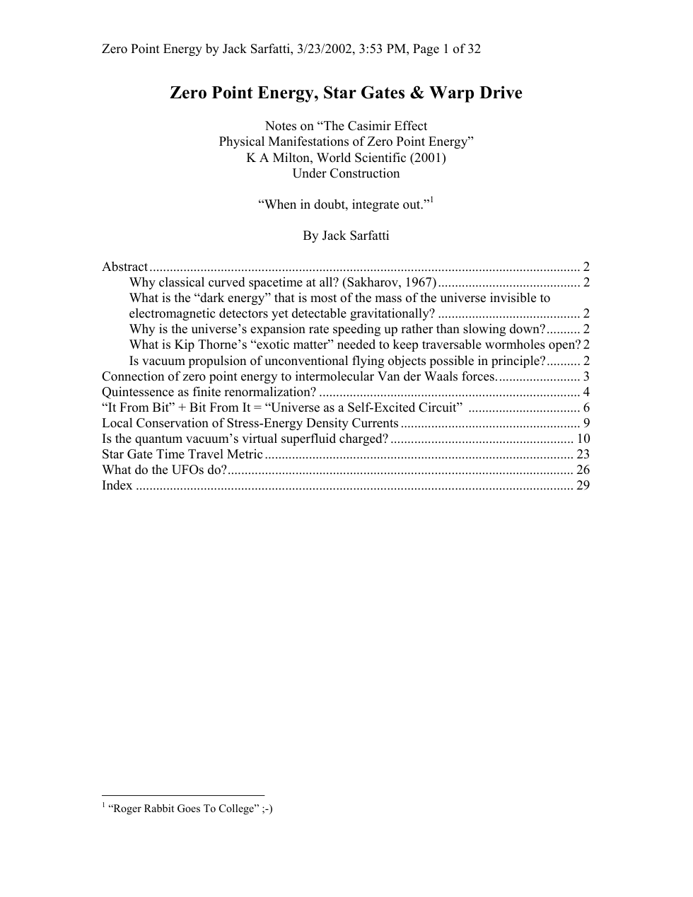 Zero-Point Energy, Star Gates And Warp Drive cover