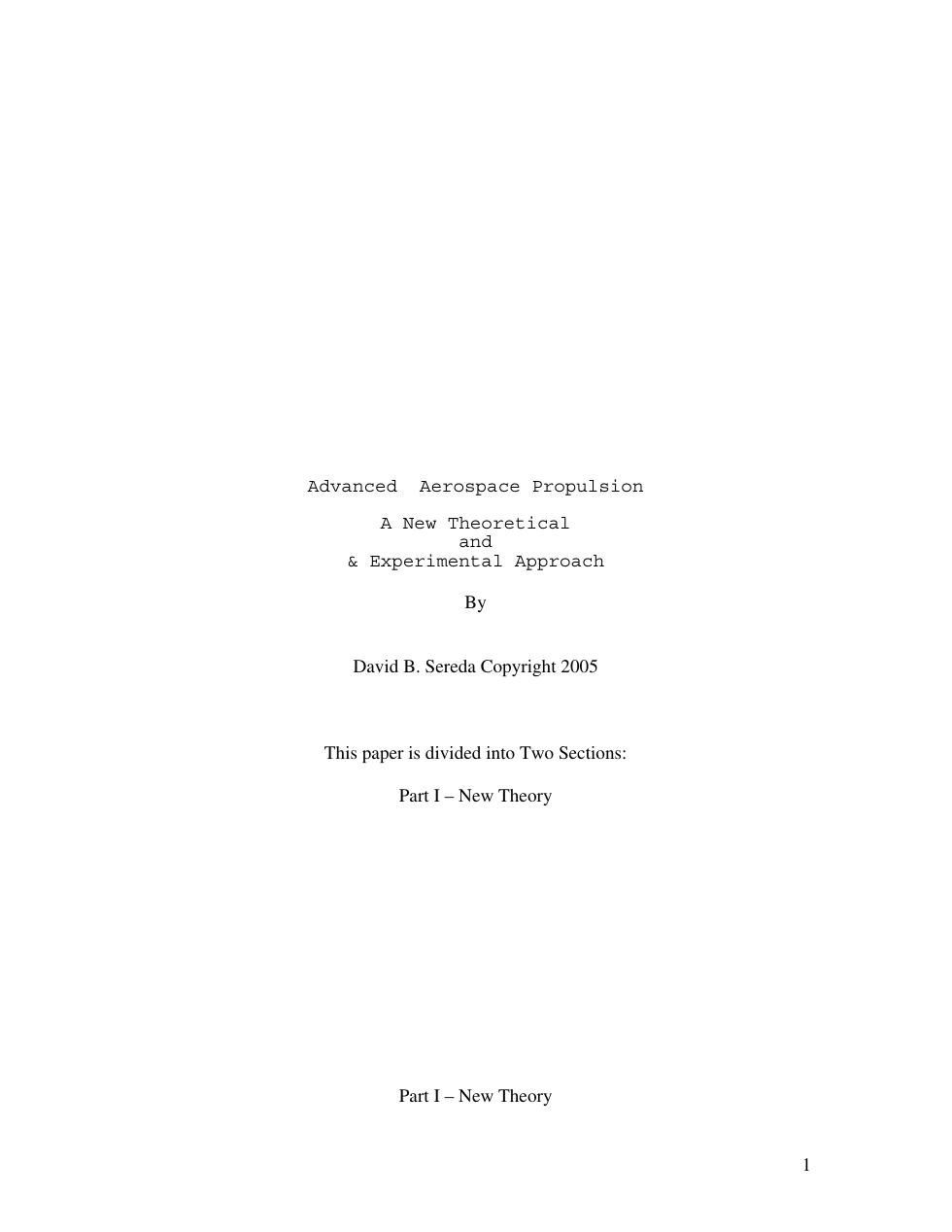Advanced Aerospace Propulsion cover