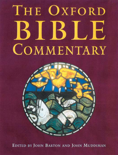 THE OXFORD BIBLE COMMENTARY cover