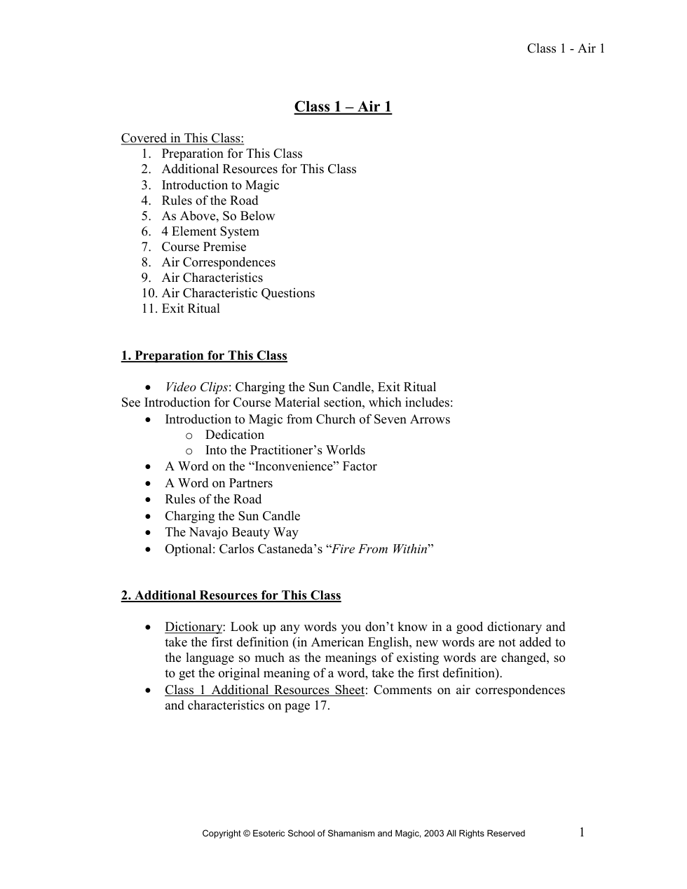 Class 01 Air 1 cover