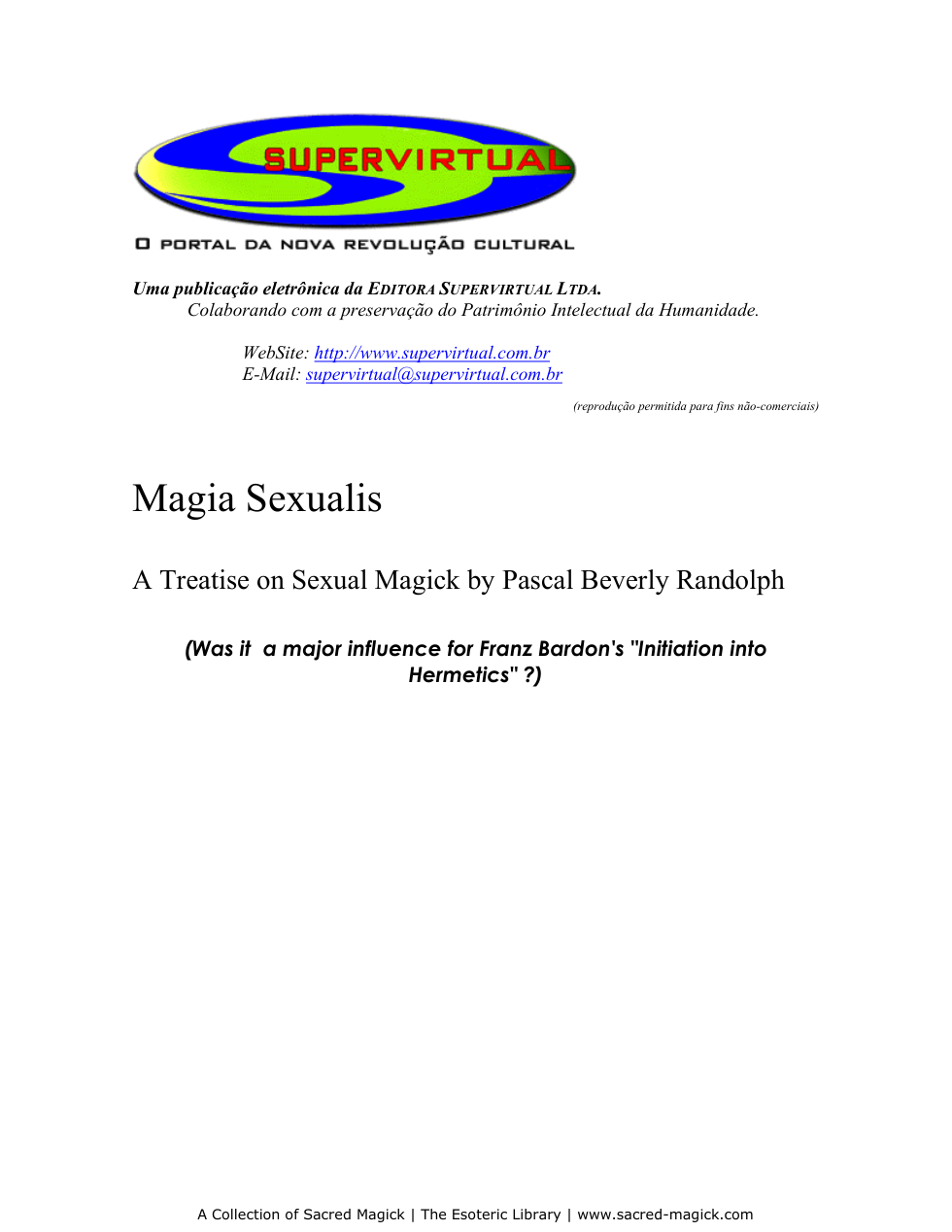 Magica Sexualis cover