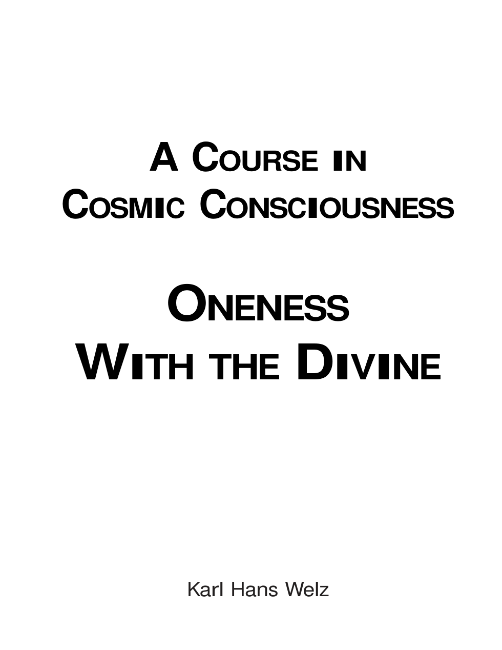 Cosmic Consciousness cover