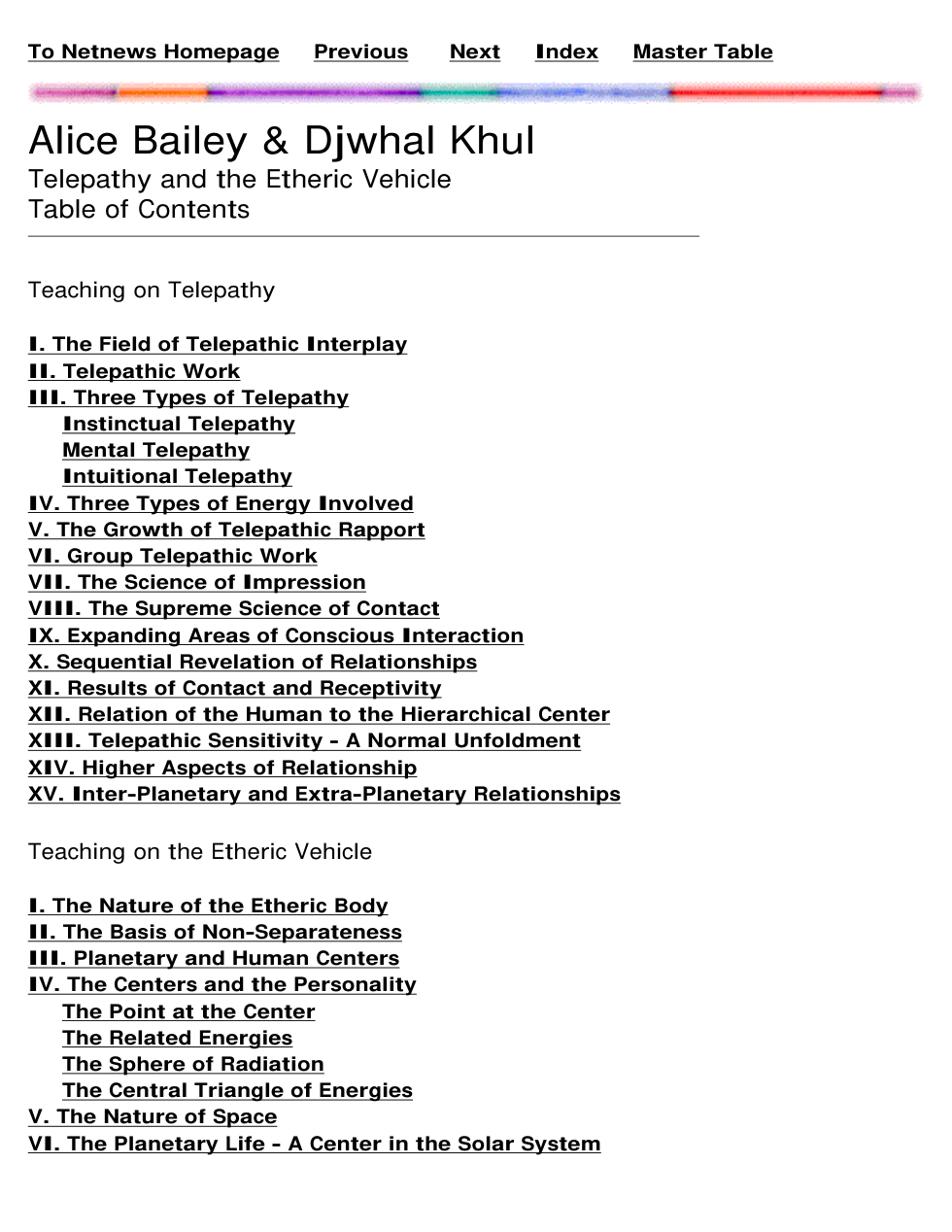 Alice Bailey - Telepathy And The Etheric Vehicle cover