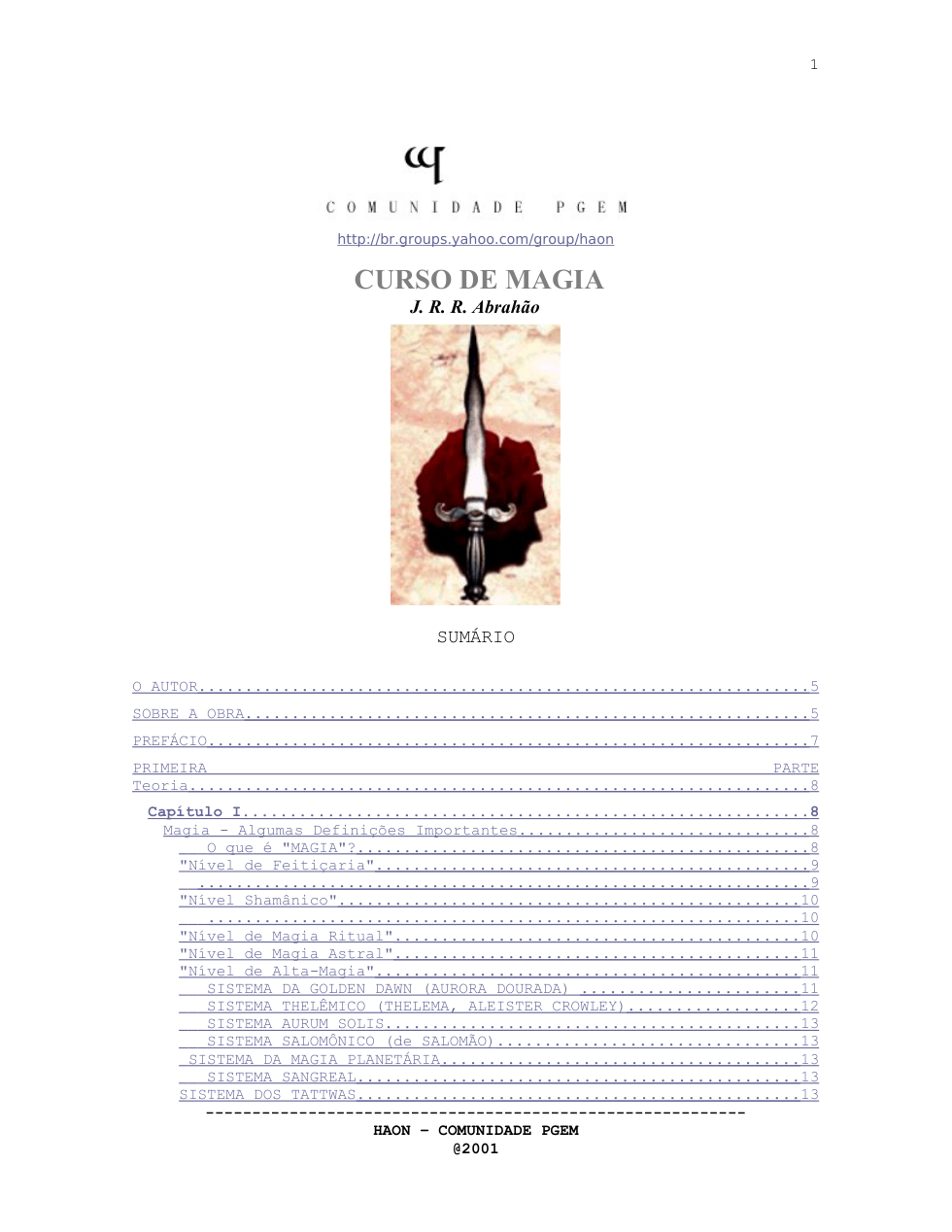 37455540-J-R-R-Abrahao-Curso-de-Magia cover