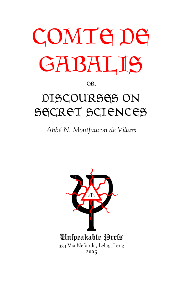 Discourses On Secret Sciences cover