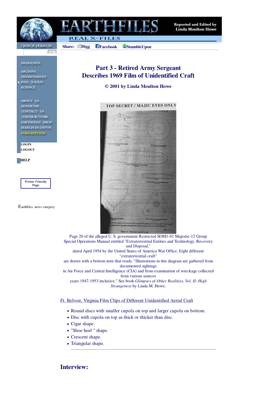 05 04 2001 Part 3 - Retired Army Sergeant Describes 1969 Film of Unidentified Craft cover