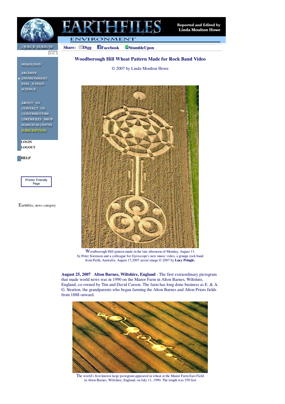 08 25 2007 Woodborough Hill Wheat Pattern Made for Rock Band Video cover