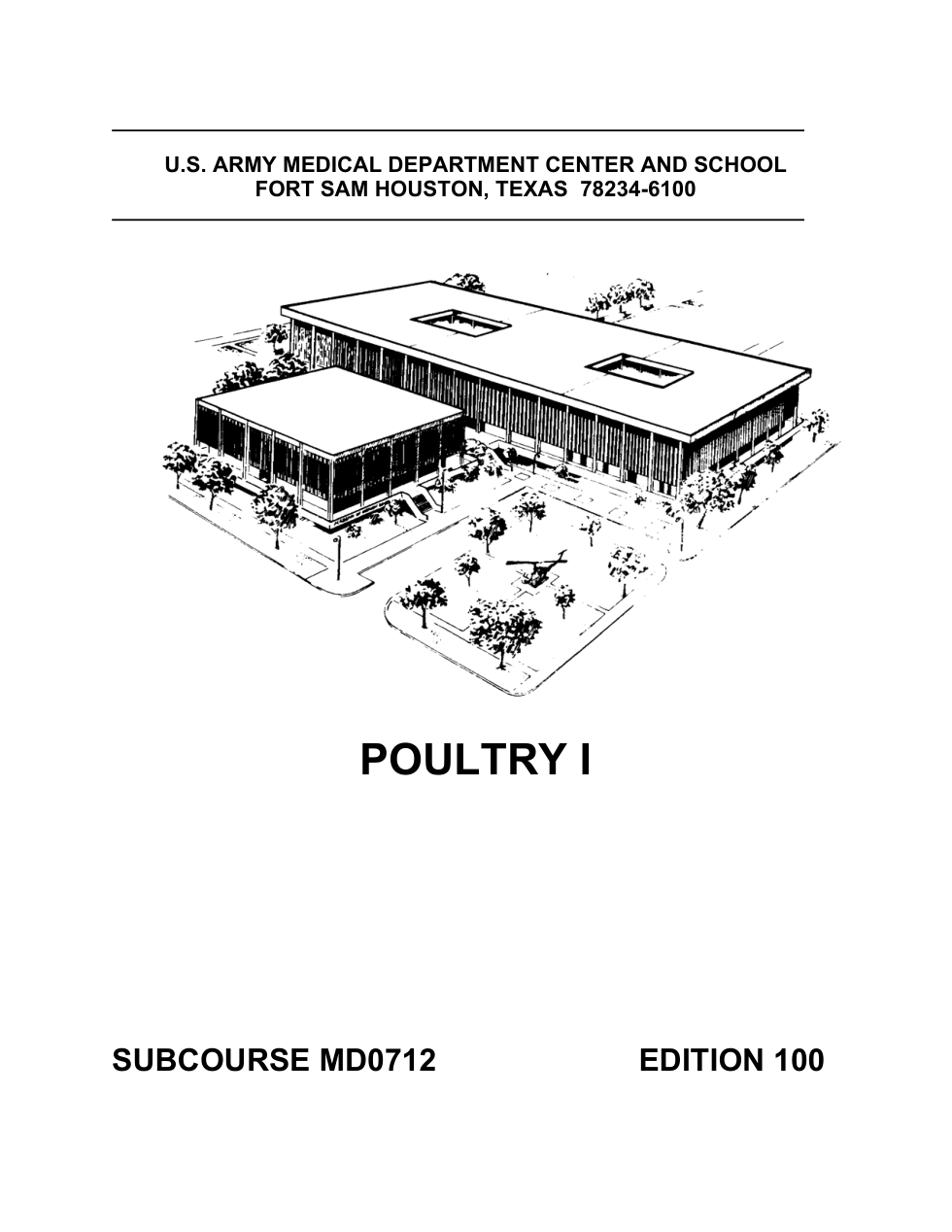 ARMY Poultry I MD0712 Ed.100 43 pages cover
