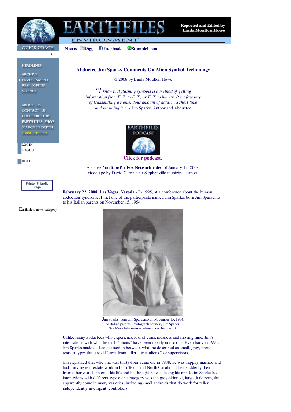 02 22 2008 Abductee Jim Sparks Comments On Alien Symbol Technology cover