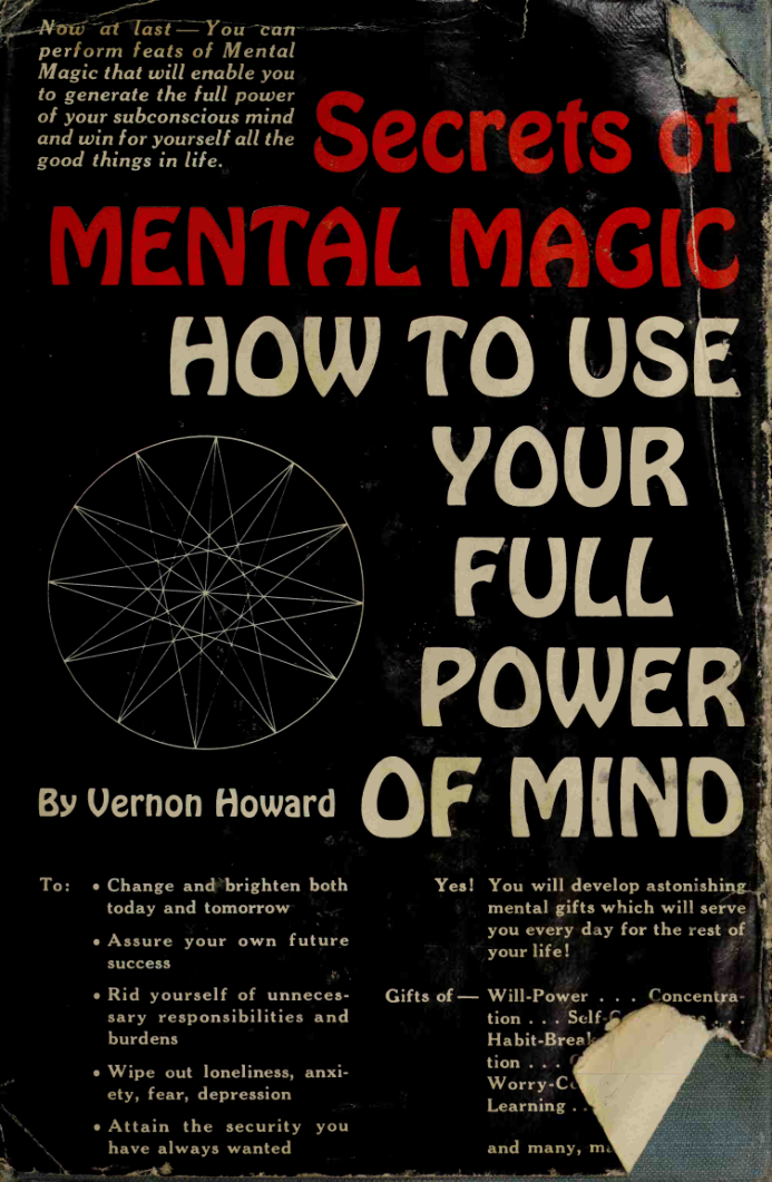 Vernon Howard - Secrets Of Mental Magic cover