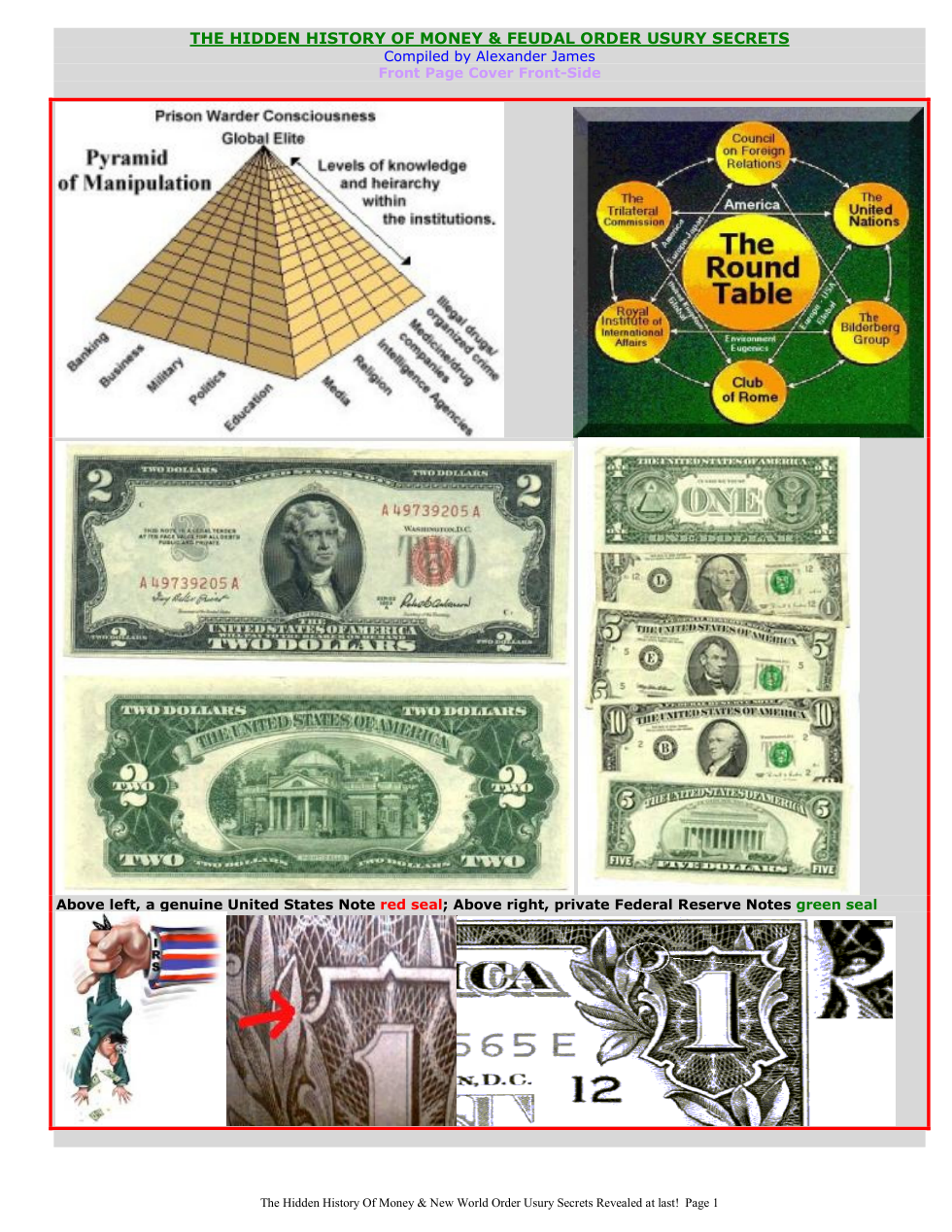 Hidden History Of Money cover