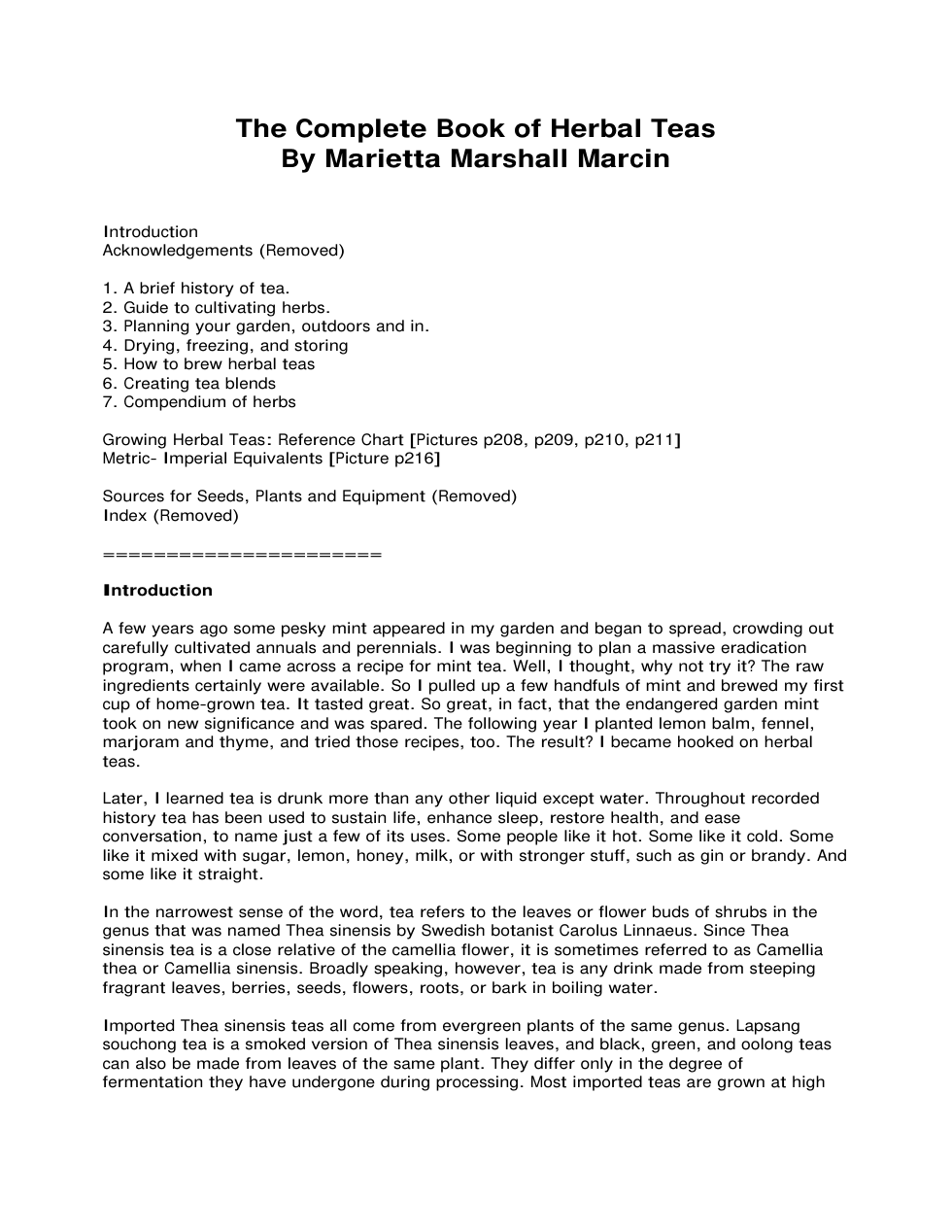 The Complete Book of Herbal Teas (Marietta Marshall Marcin) (z-lib.org) cover