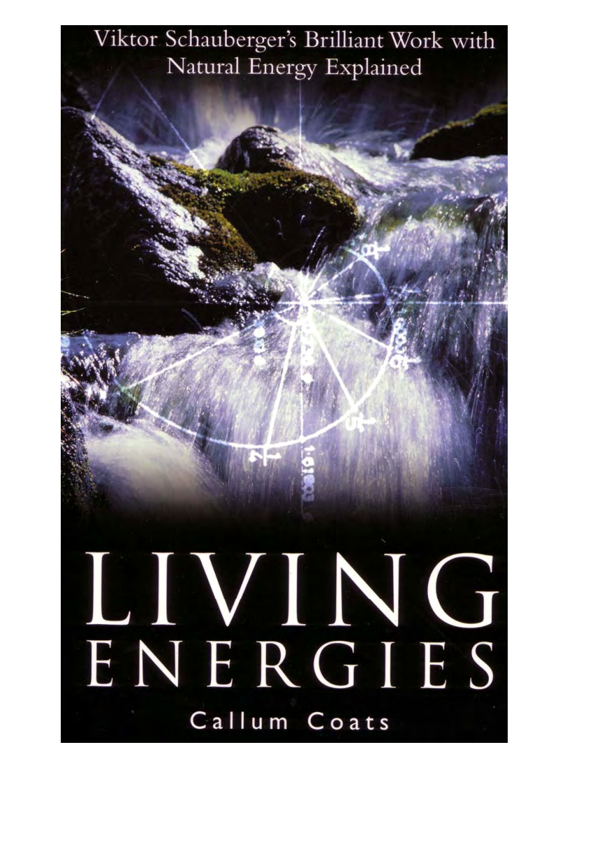 Viktor Schauberger - Living Energies - Viktor Schauberger's Brilliant Work With Natural Energy Explained (2001) cover