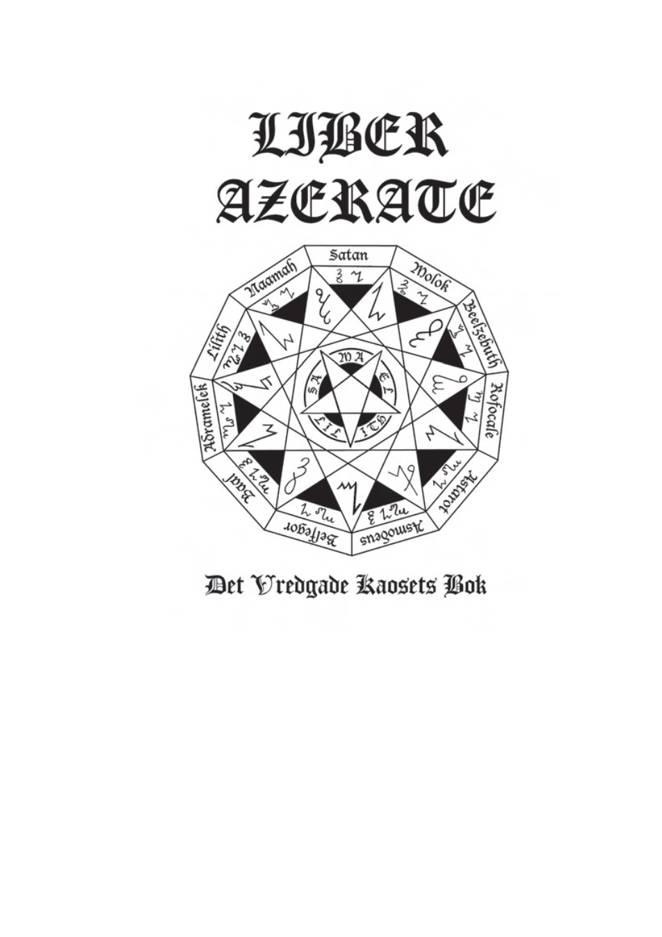 Frater Nemidial- Liber Azerate (Pl) - (WydanieII) cover