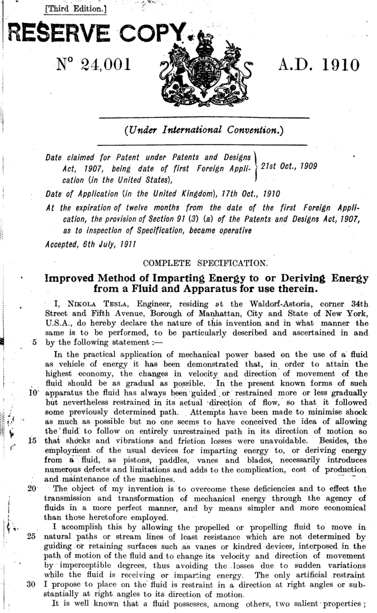 Tesla Patents - B24001 cover