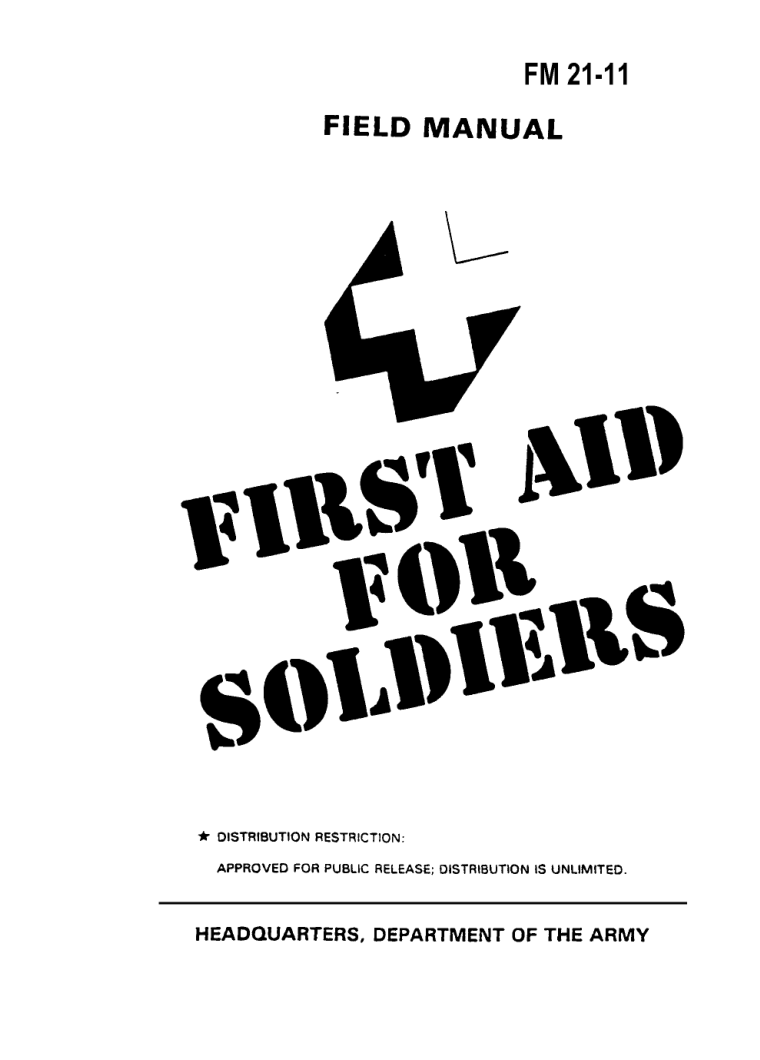 Survival - First Aid for Soldiers cover