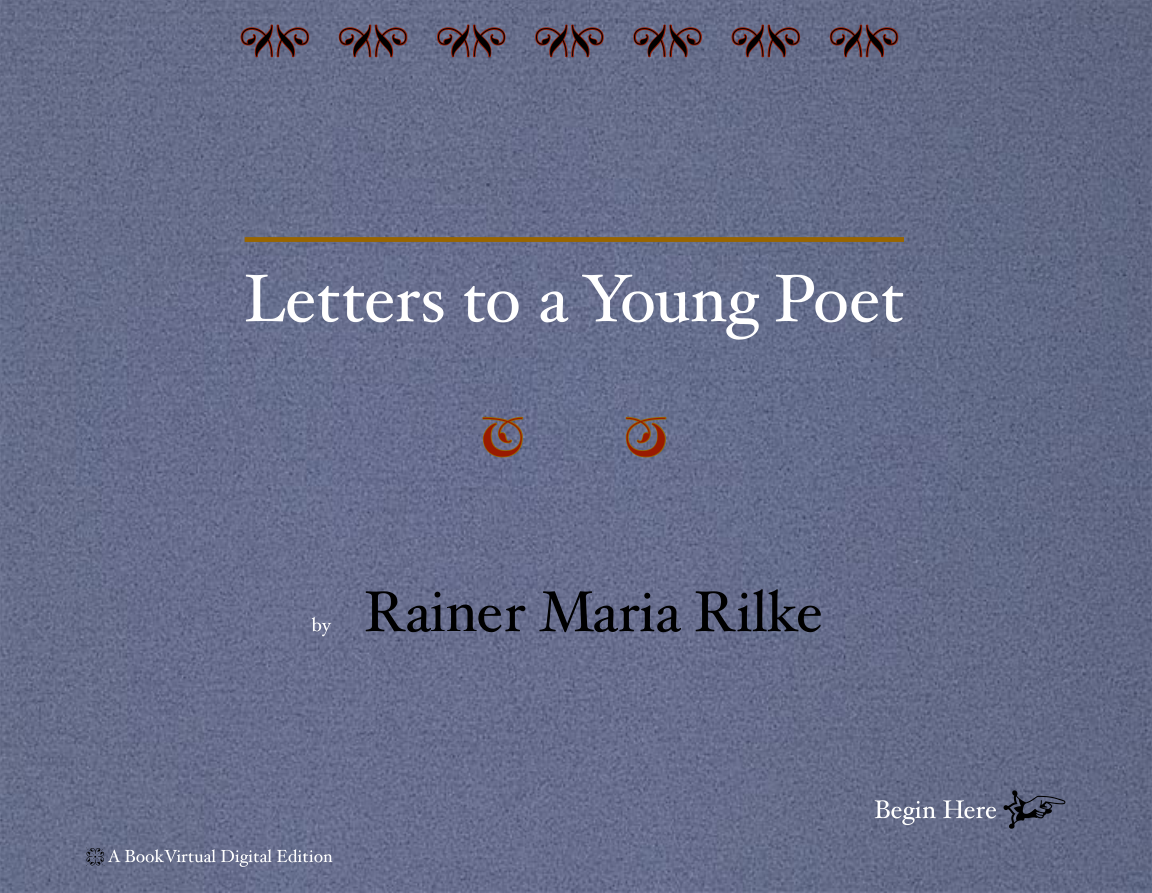 Rainer Maria Rilke - Letters to a Young Poet cover
