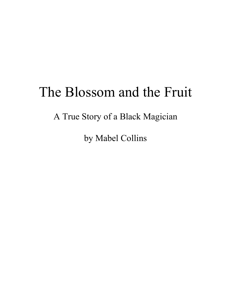 Blossom And The Fruit cover