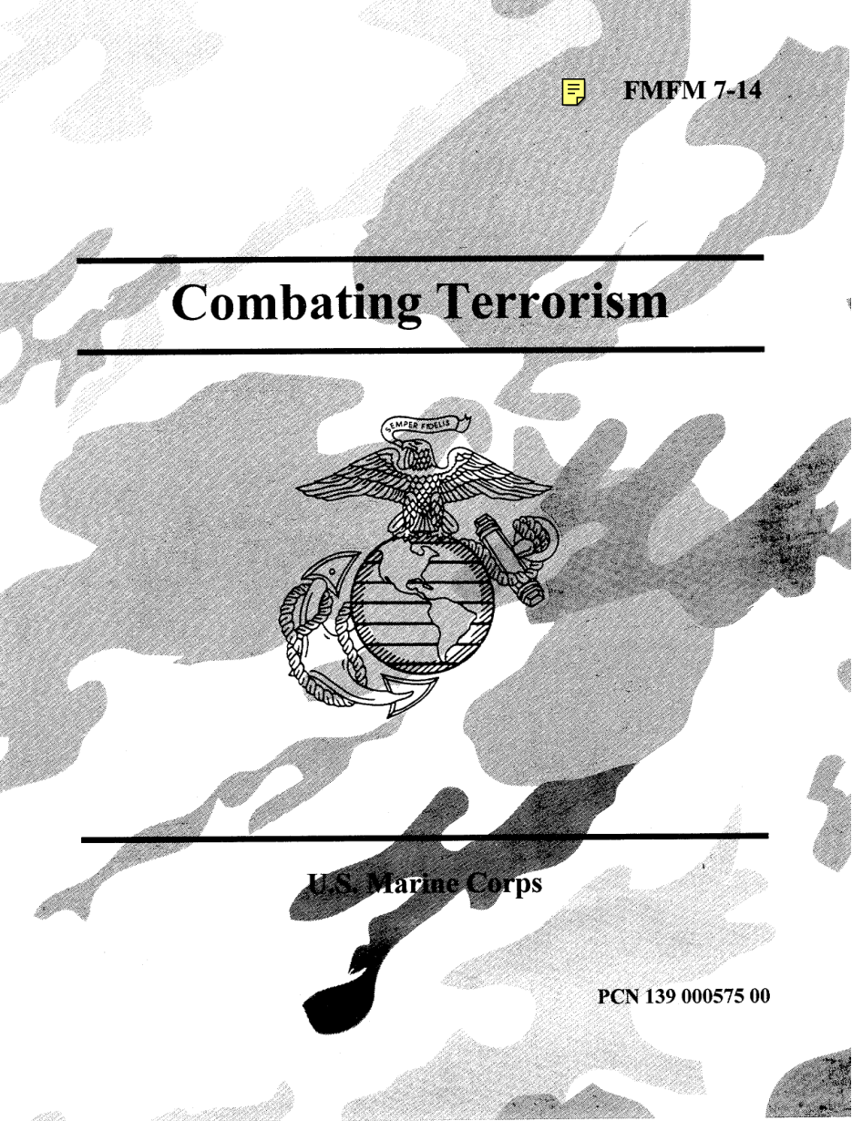 USMC Combatting Terrorism 2002 143 pages cover