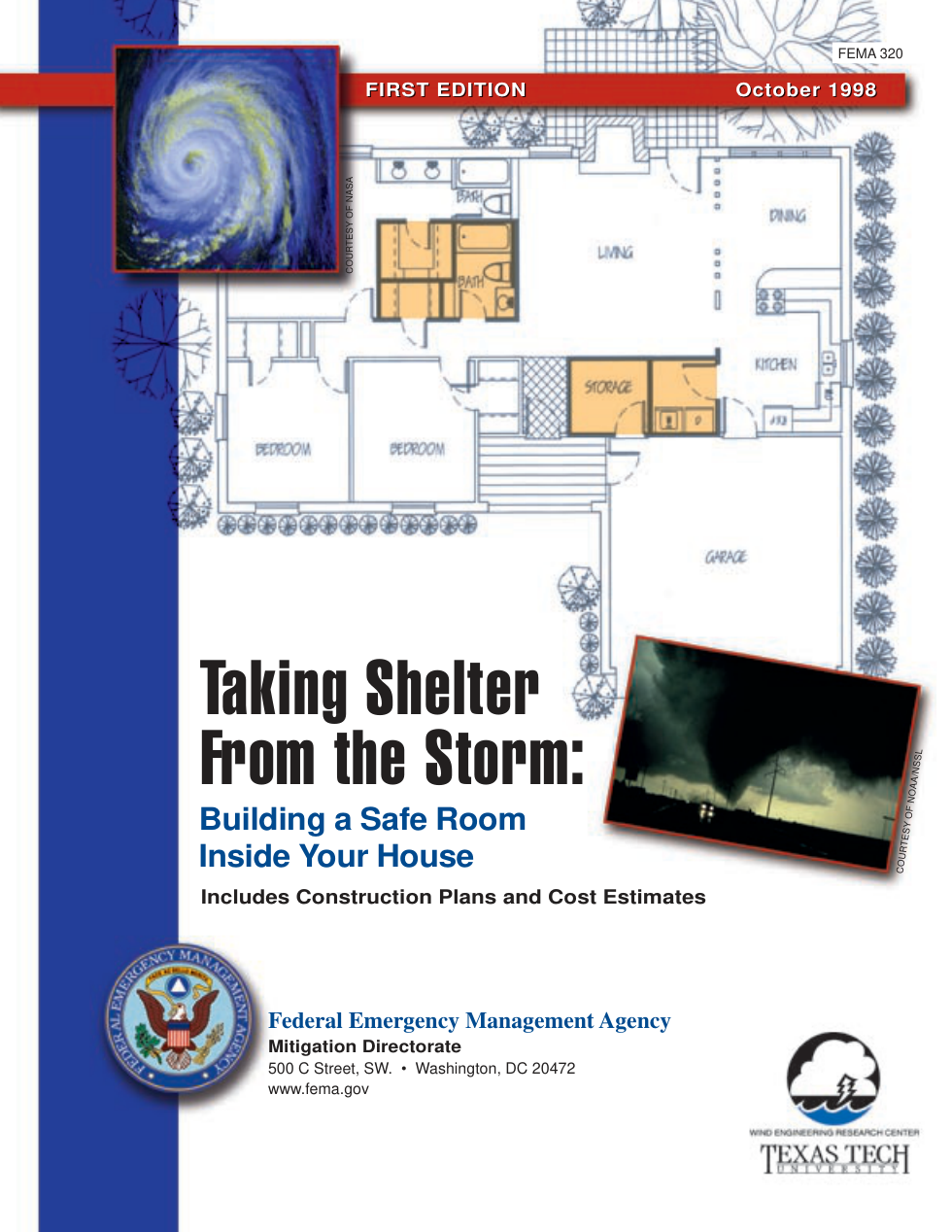 FEMA Building A Safe Room Inside Your Home 32 pages cover