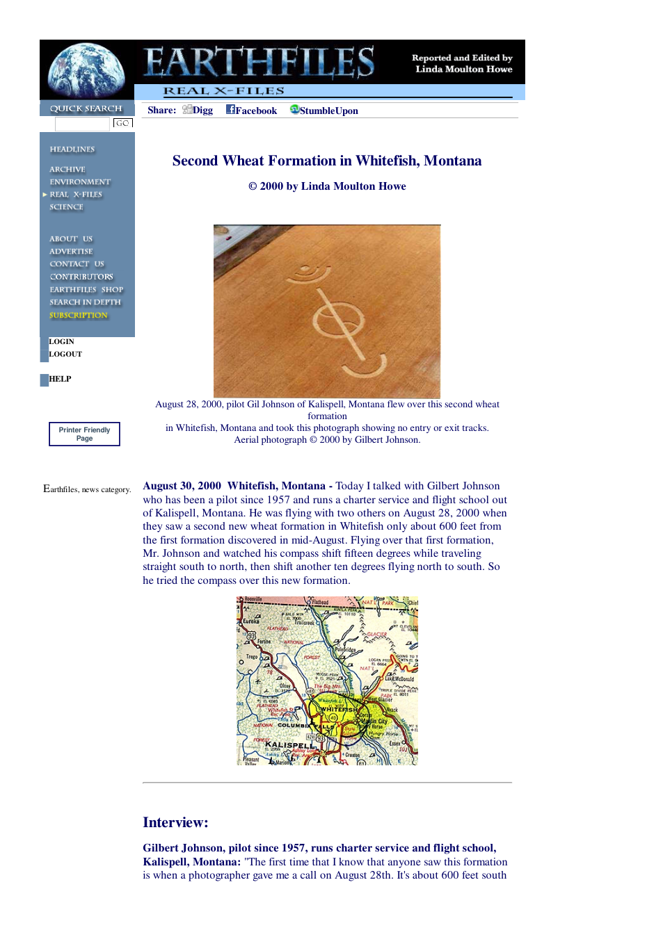 08 30 2000 Second Wheat Formation in Whitefish, Montana cover