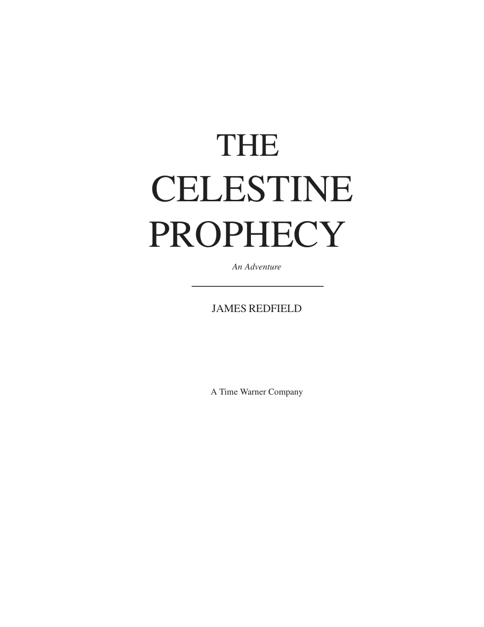 James Redfield - Celestine Prophecy cover
