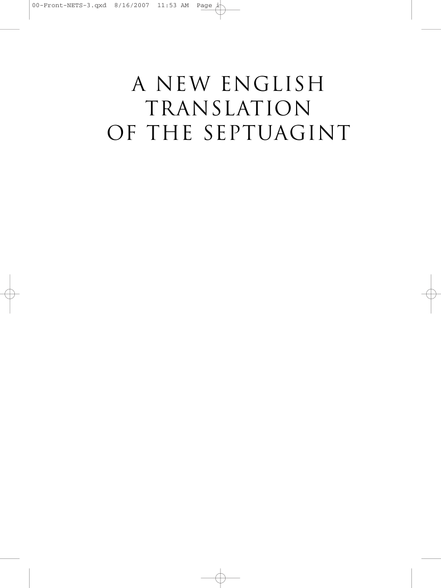 00 Contents; Abbreviations; To the Reader of NETS cover