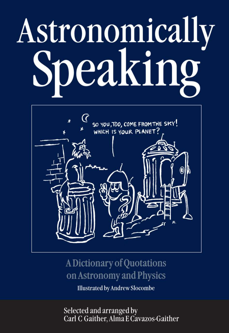 Astronomically Speaking - Dictionary of Quotations cover