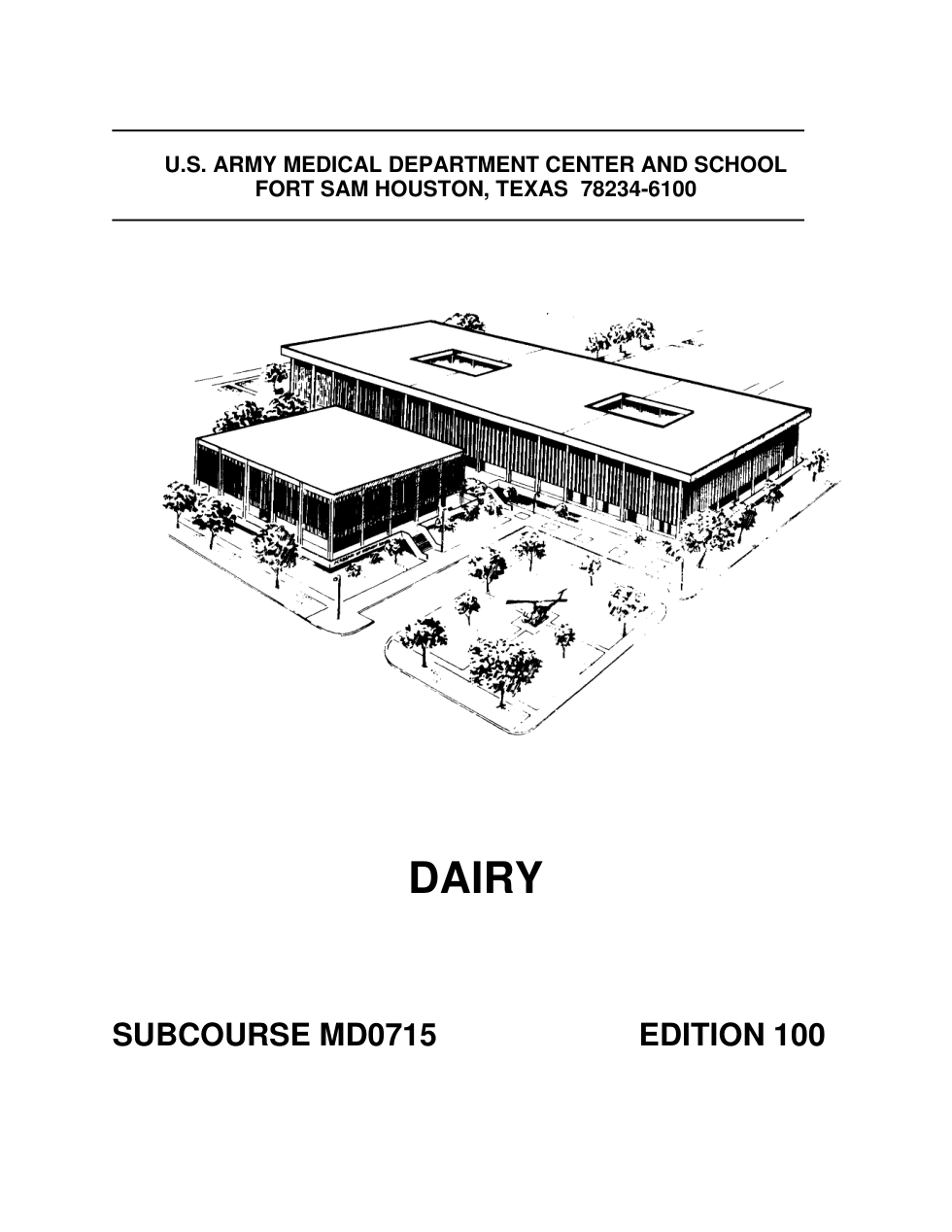 ARMY Dairy MD0715 Ed.100 122 pages cover