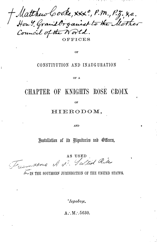 coninaug rosecroix cover