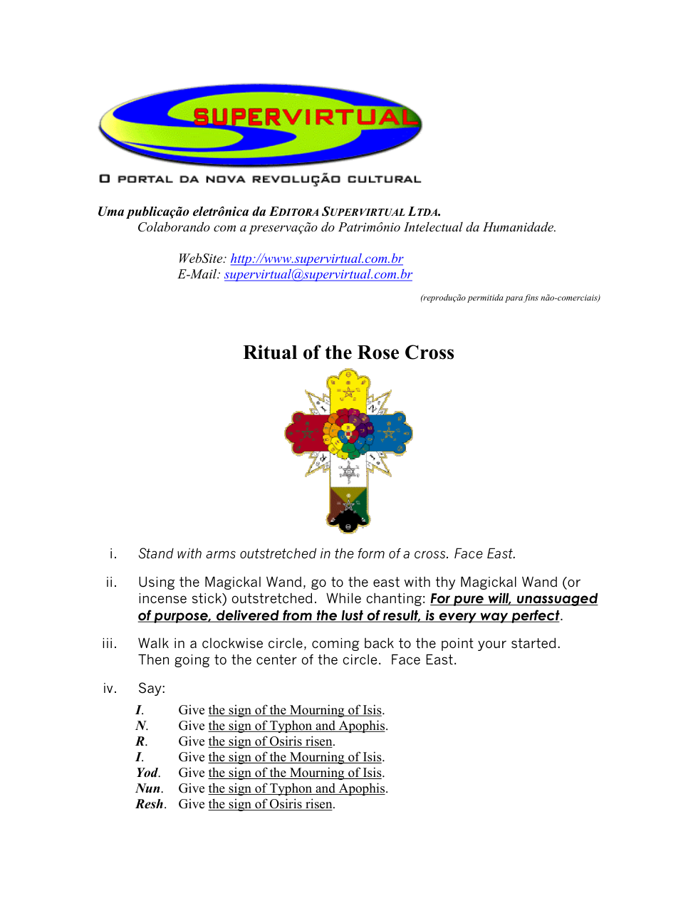 Golden Dawn - Ritual Of The Rose Cross cover