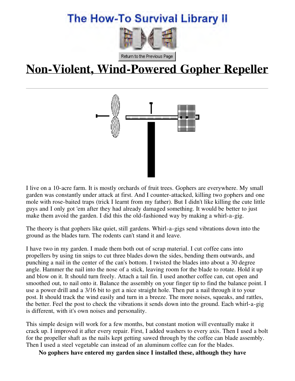 Gopher Repeller cover