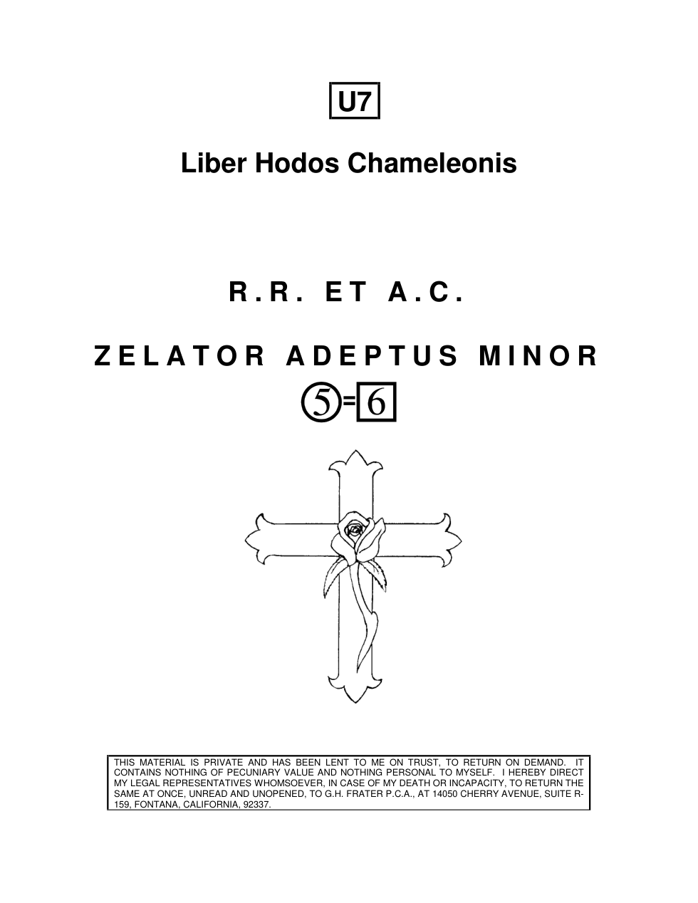 U7 cover