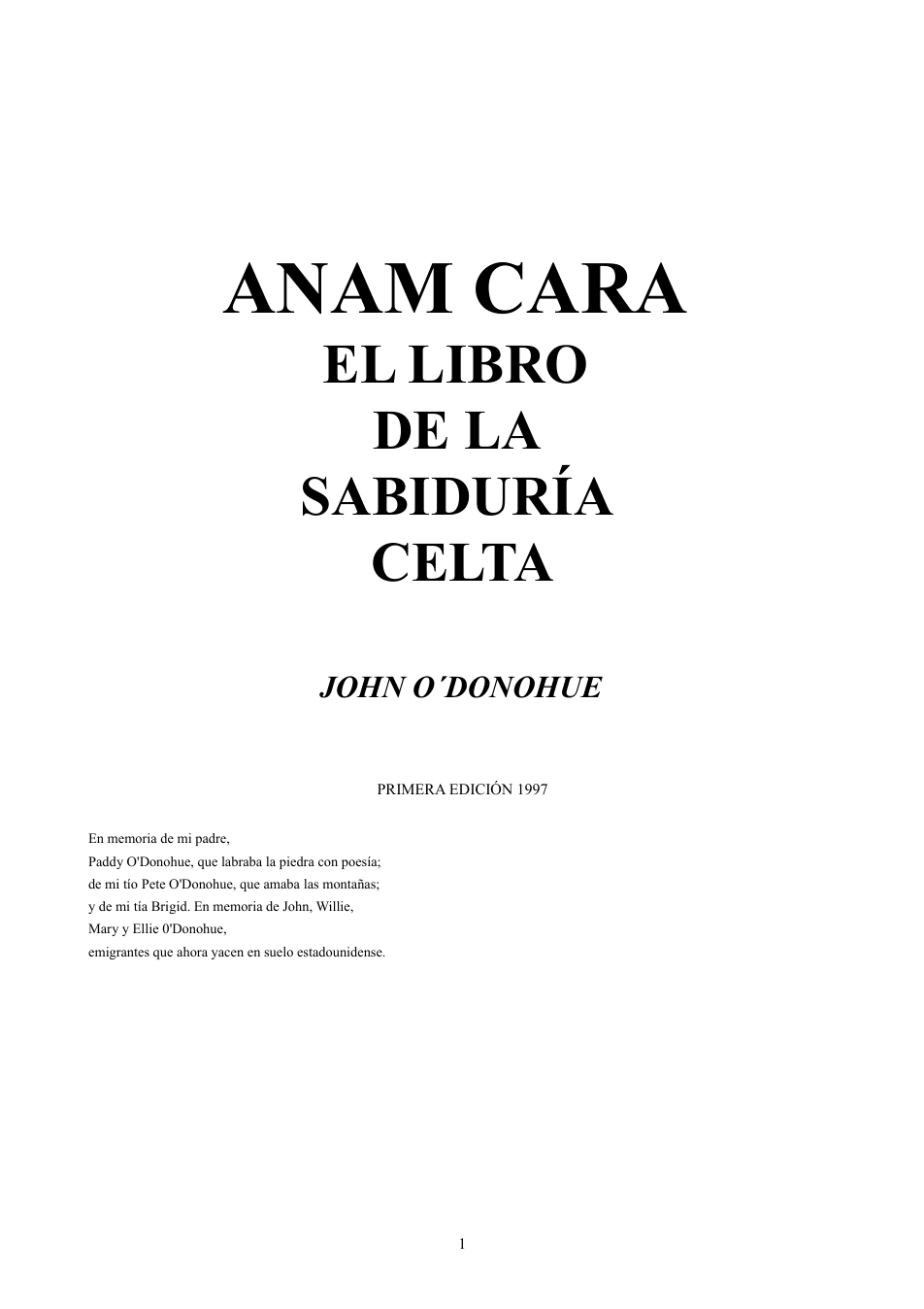 Anam Cara cover