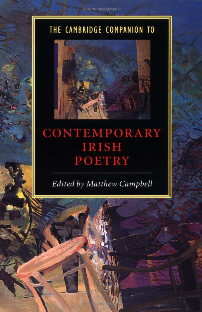 The Cambridge Companion to Contemporary Irish Poetry cover