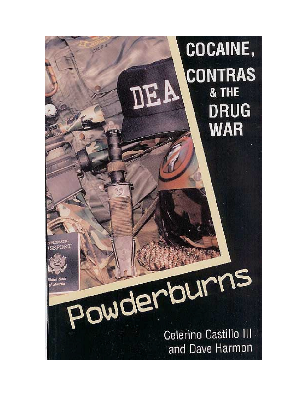 Castillo, C. and Harmon, D. - Powderburns, Cocaine Contras and the Drug War (1994) cover
