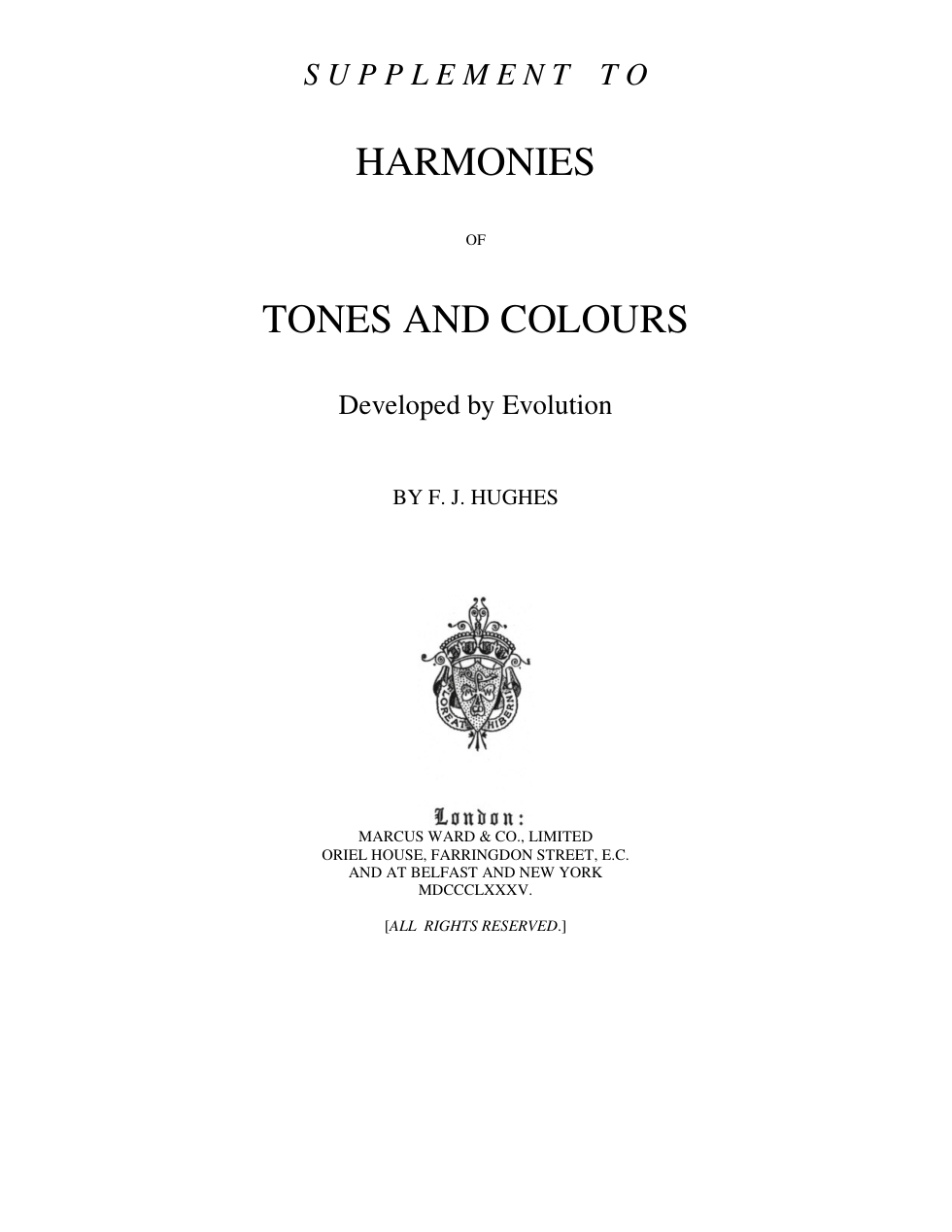 Harmonies cover