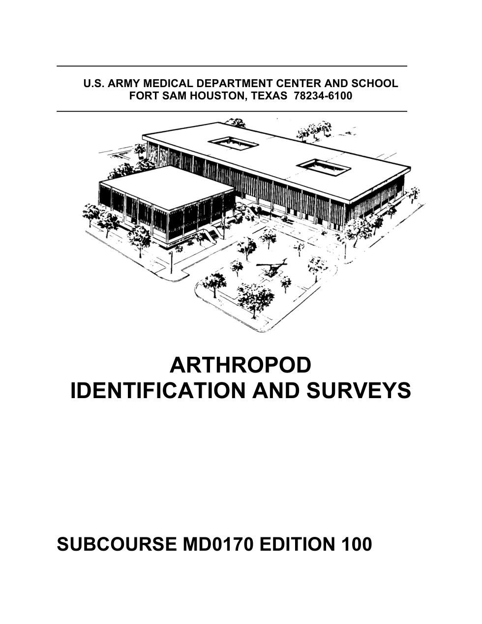 ARMY Medical - Arthropod Identfy & Surveys 124 pages cover