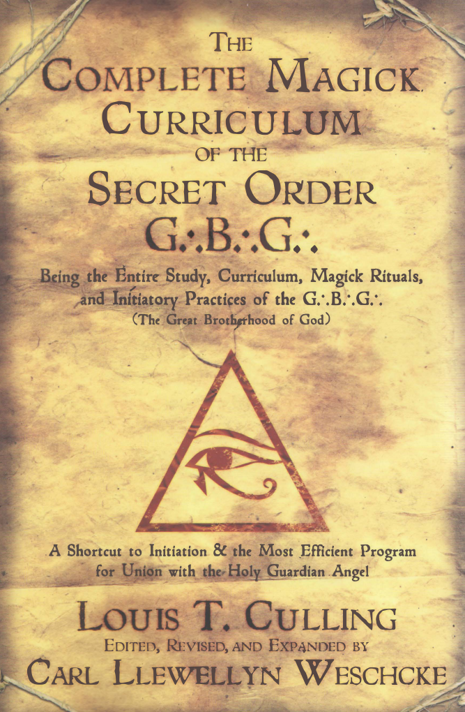 Culling - Complete Magick Curriculum of the Secret Order G.B.G cover