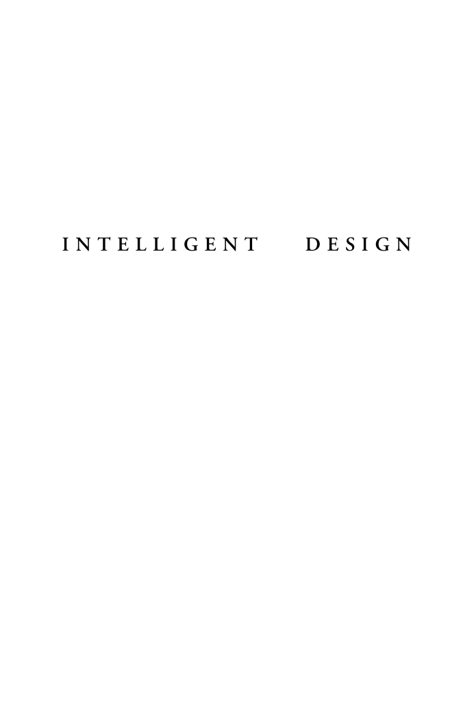 Intelligent Design cover