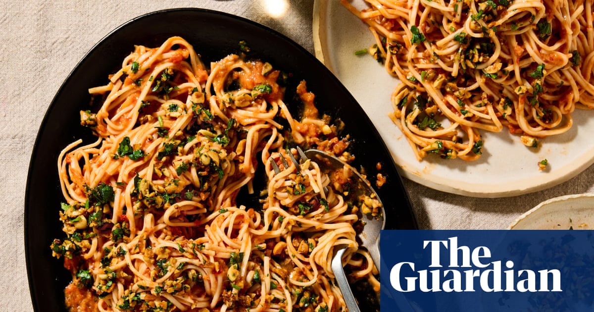 Meera Sodha’s vegan recipe for cold tomato and tahini noodles with peanut, coriander and lime | The new vegan