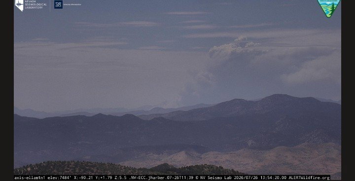 2000-Acre Wildfire Near Famous ‘Area 51’ Rages on as Officials Work to Stall its Spread
